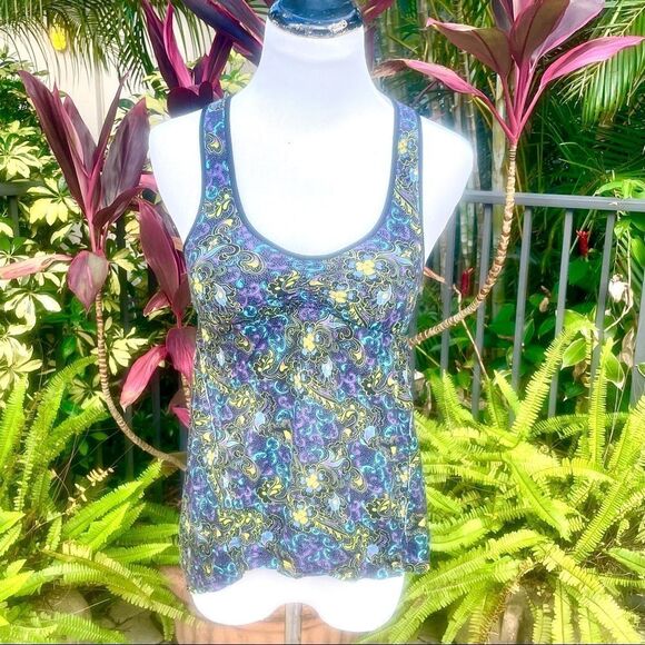 Free People Paisley Tie Racerback Tank - Picture 2 of 8
